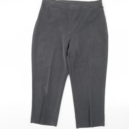 BM Womens Grey   Trousers  Size 18 L28 in