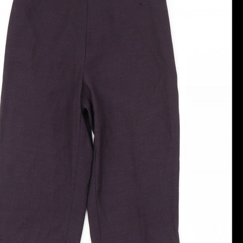 m&s Womens Purple   Trousers  Size 12 L30 in