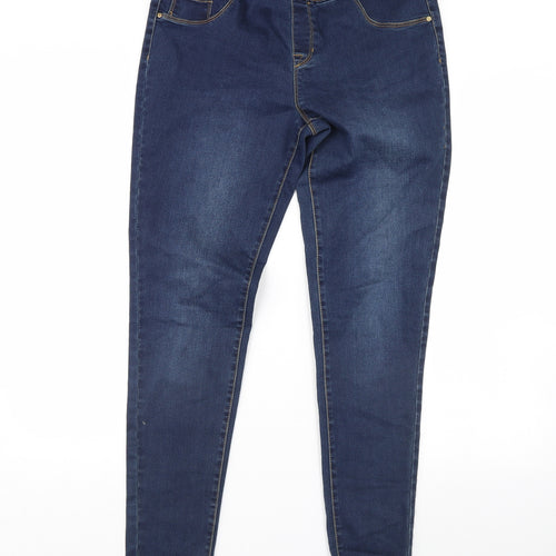 George Womens Blue  Denim Jegging Jeans Size 14 L30 in