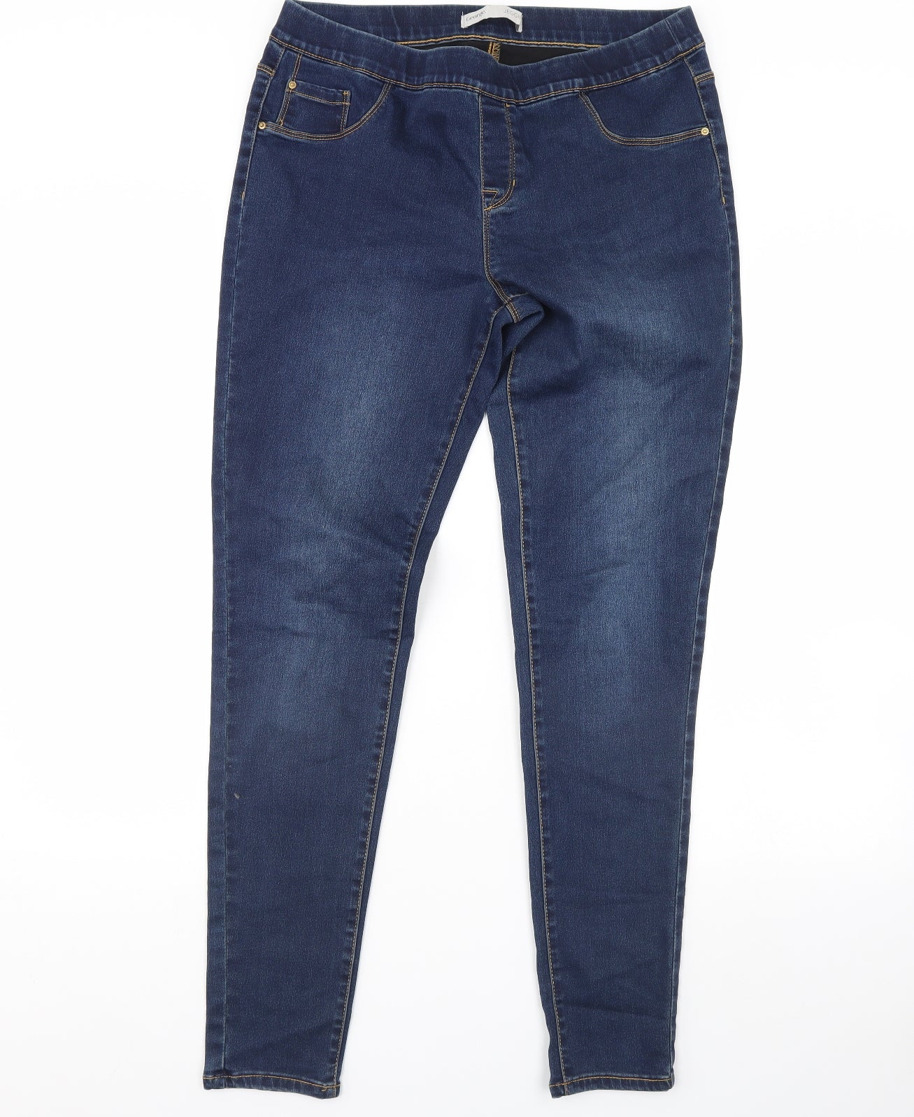 George Womens Blue  Denim Jegging Jeans Size 14 L30 in