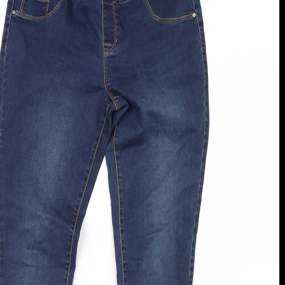 George Womens Blue  Denim Jegging Jeans Size 14 L30 in