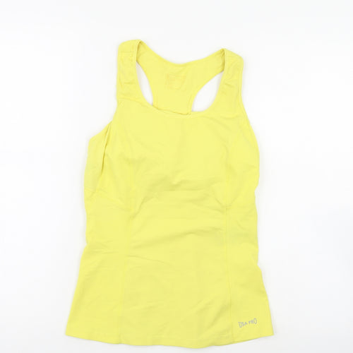 USA Pro Womens Yellow   Basic Tank