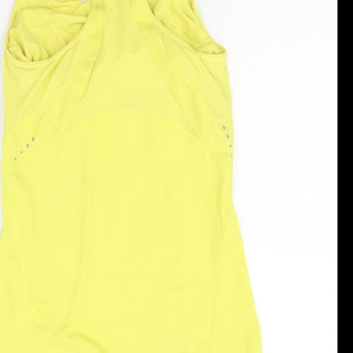 USA Pro Womens Yellow   Basic Tank