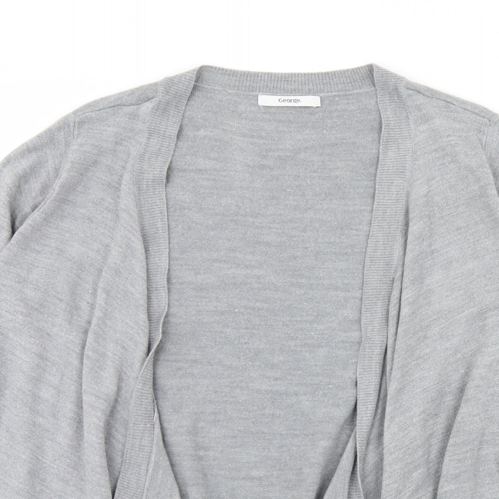 George Womens Grey   Cardigan Jumper Size 14