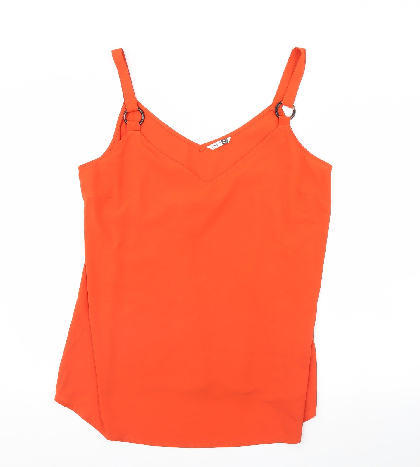 Pep & co Womens Orange   Basic Tank Size 18