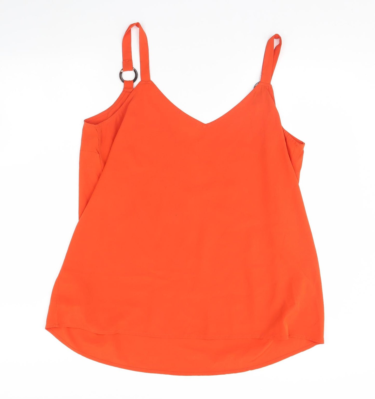 Pep & co Womens Orange   Basic Tank Size 18