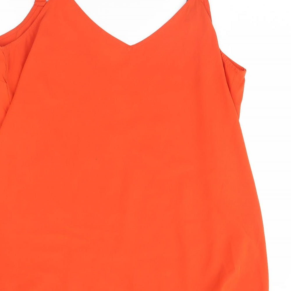 Pep & co Womens Orange   Basic Tank Size 18