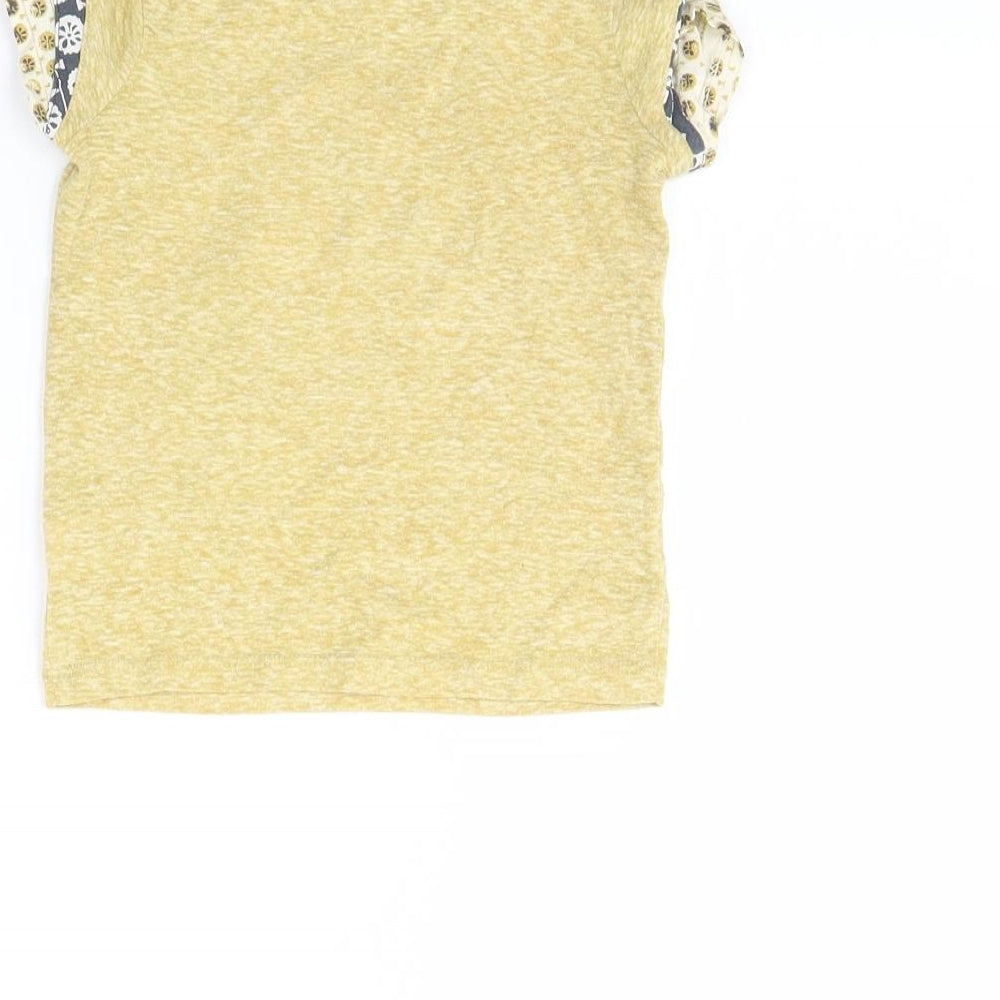 NEXT Girls Yellow   Basic T-Shirt Size 9-12 Months  - Elephant