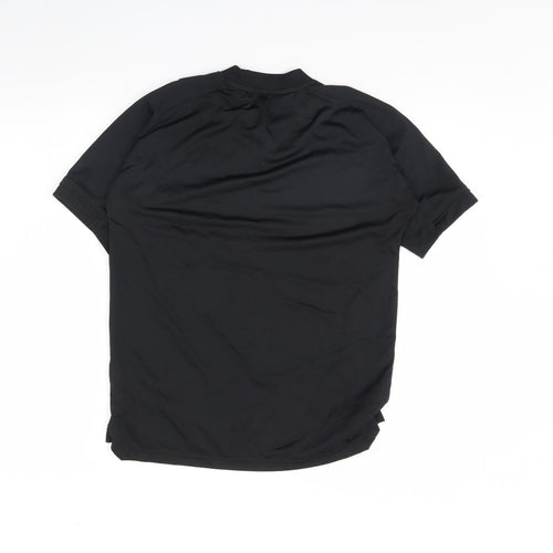 adidas Girls Black   Basic T-Shirt Size 13 Years  - Leicester City FC