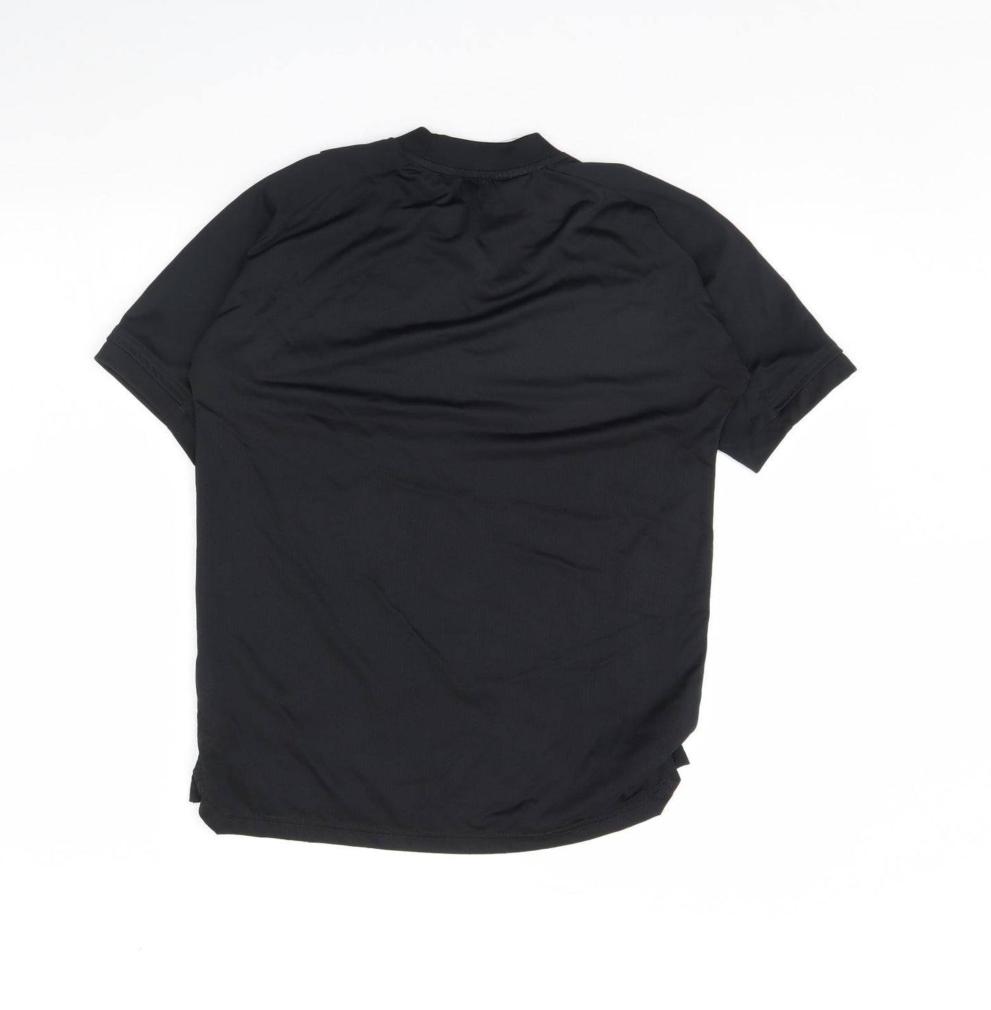 adidas Girls Black   Basic T-Shirt Size 13 Years  - Leicester City FC