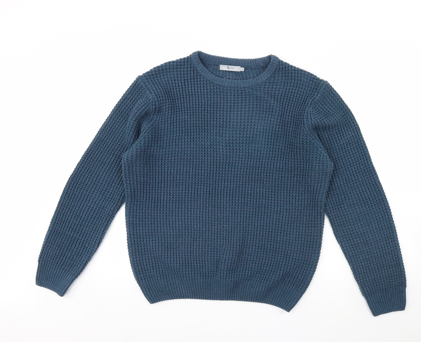 TU Mens Blue   Pullover Jumper Size M