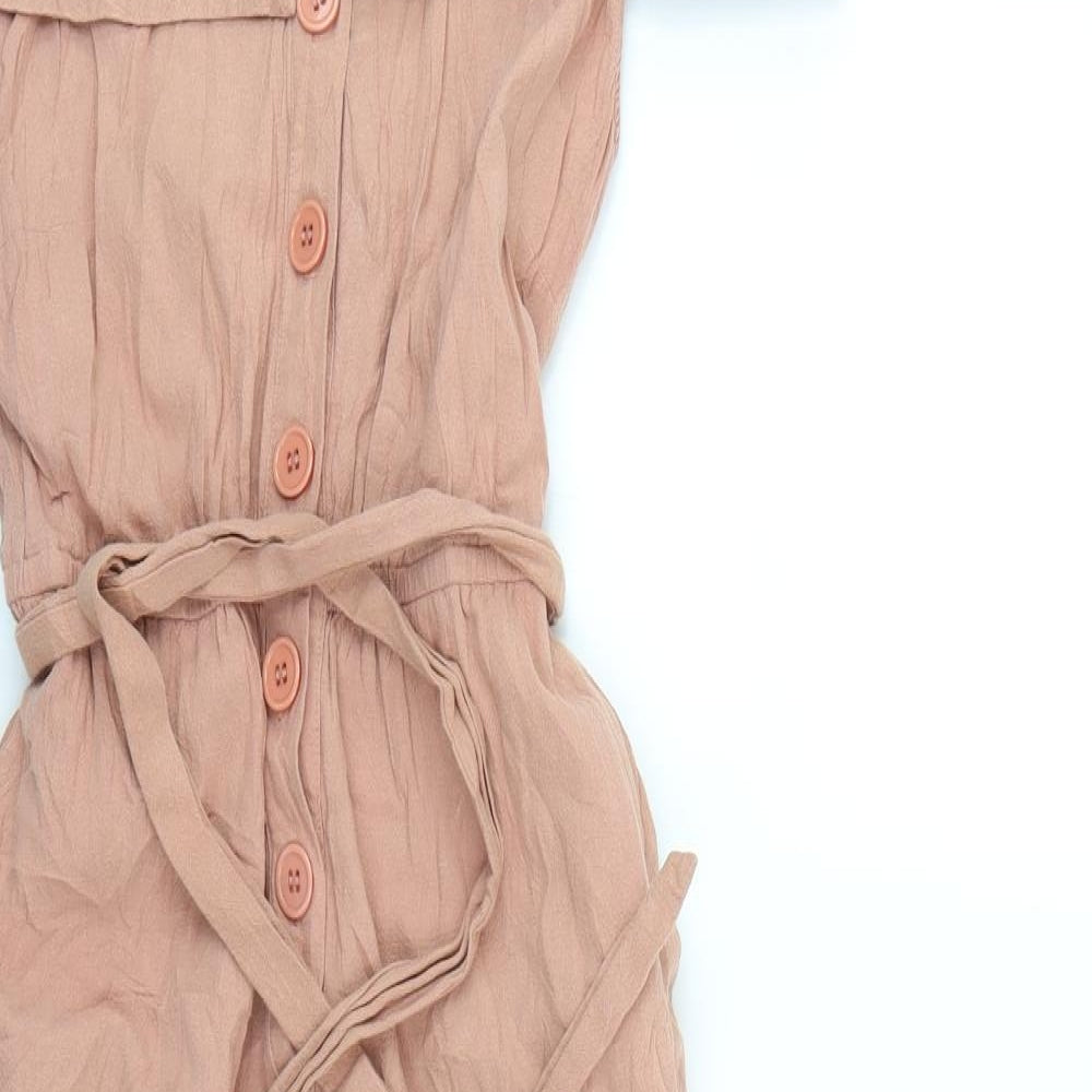 urban bliss Womens Beige   Jumpsuit One-Piece Size 12