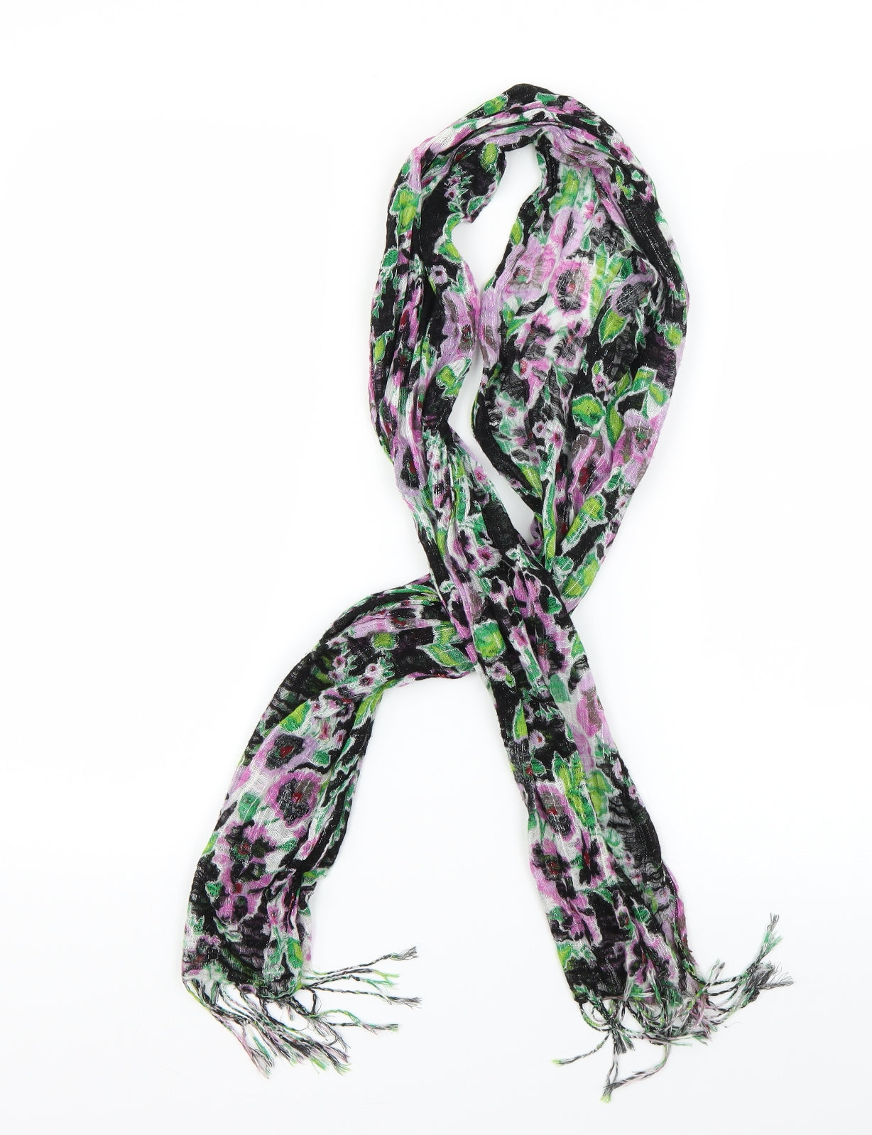 Preworn Womens Multicoloured Floral   Scarf