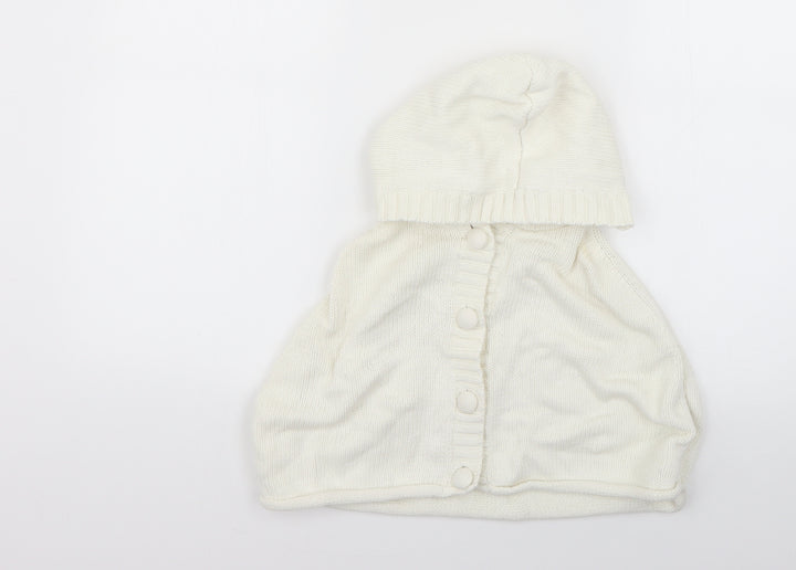 George Girls White   Pullover Hoodie Size 2-3 Years