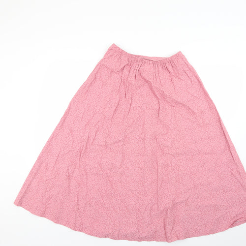 nightgales Womens Pink Geometric  Flare Set Size 12