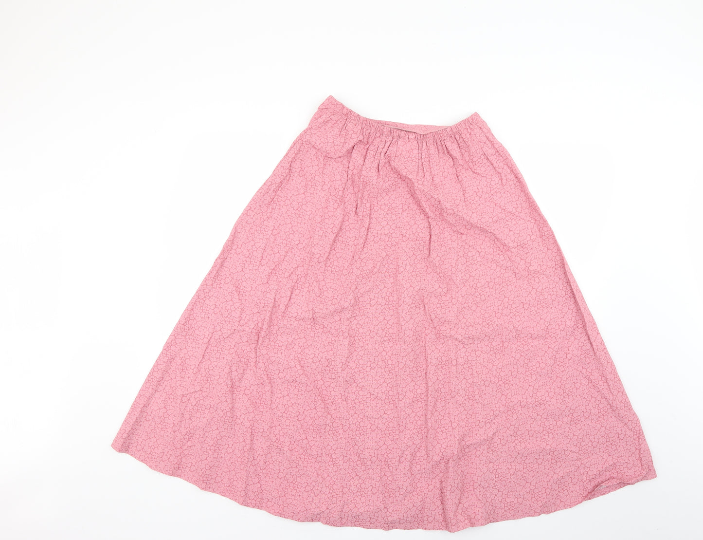 nightgales Womens Pink Geometric  Flare Set Size 12