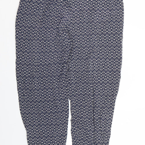 tnext Womens Blue Floral  Trousers  Size 10 L24 in