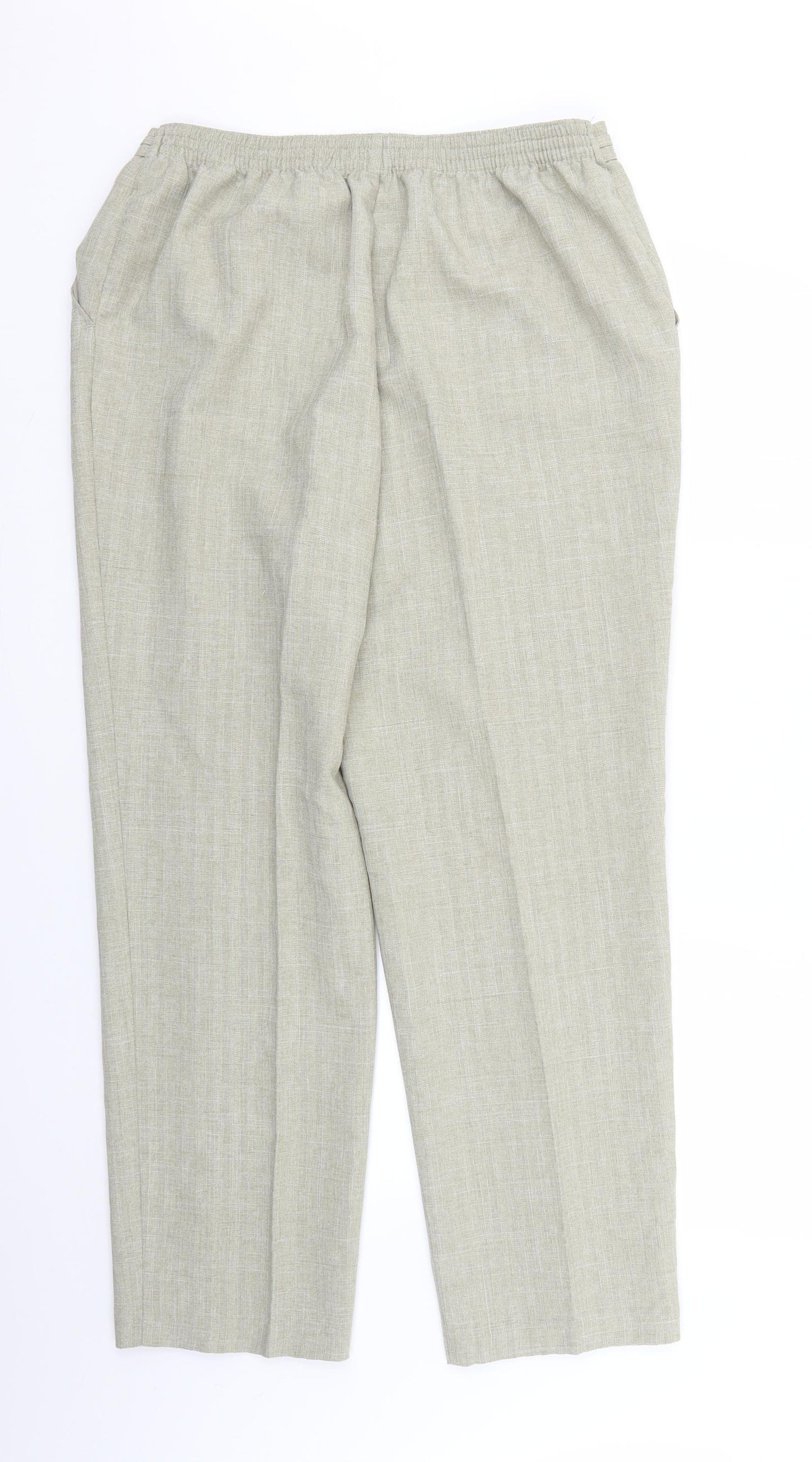 Marks and Spencer Womens Beige   Trousers  Size 16 L26 in