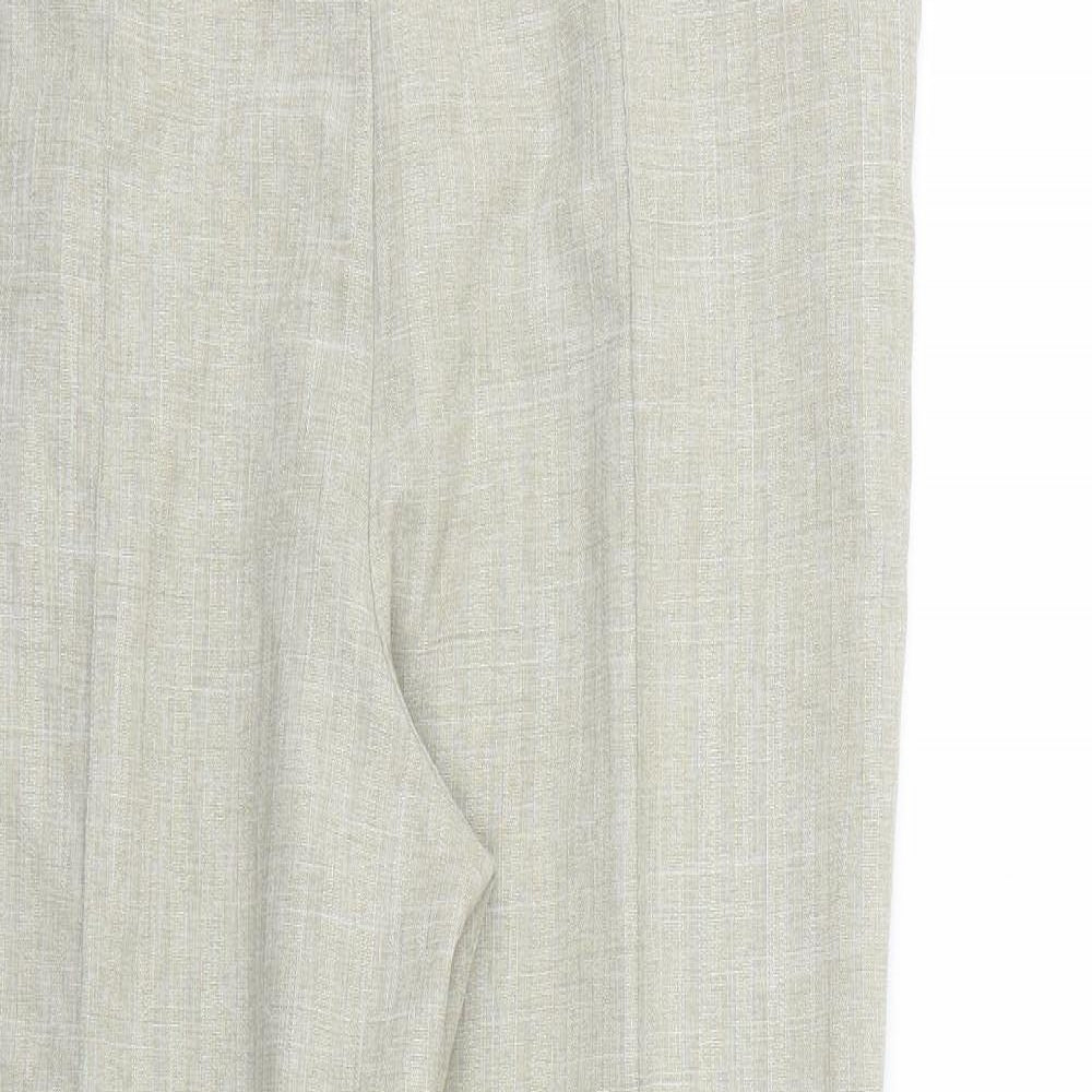 Marks and Spencer Womens Beige   Trousers  Size 16 L26 in