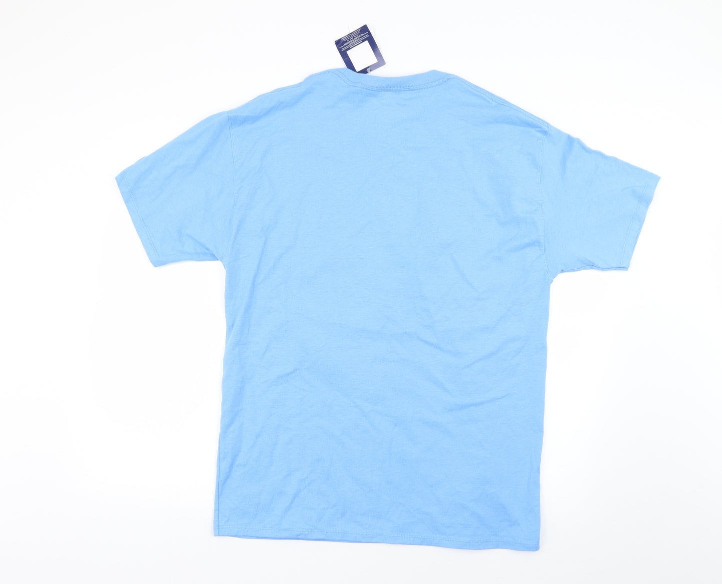 Champion Mens Blue    T-Shirt Size L