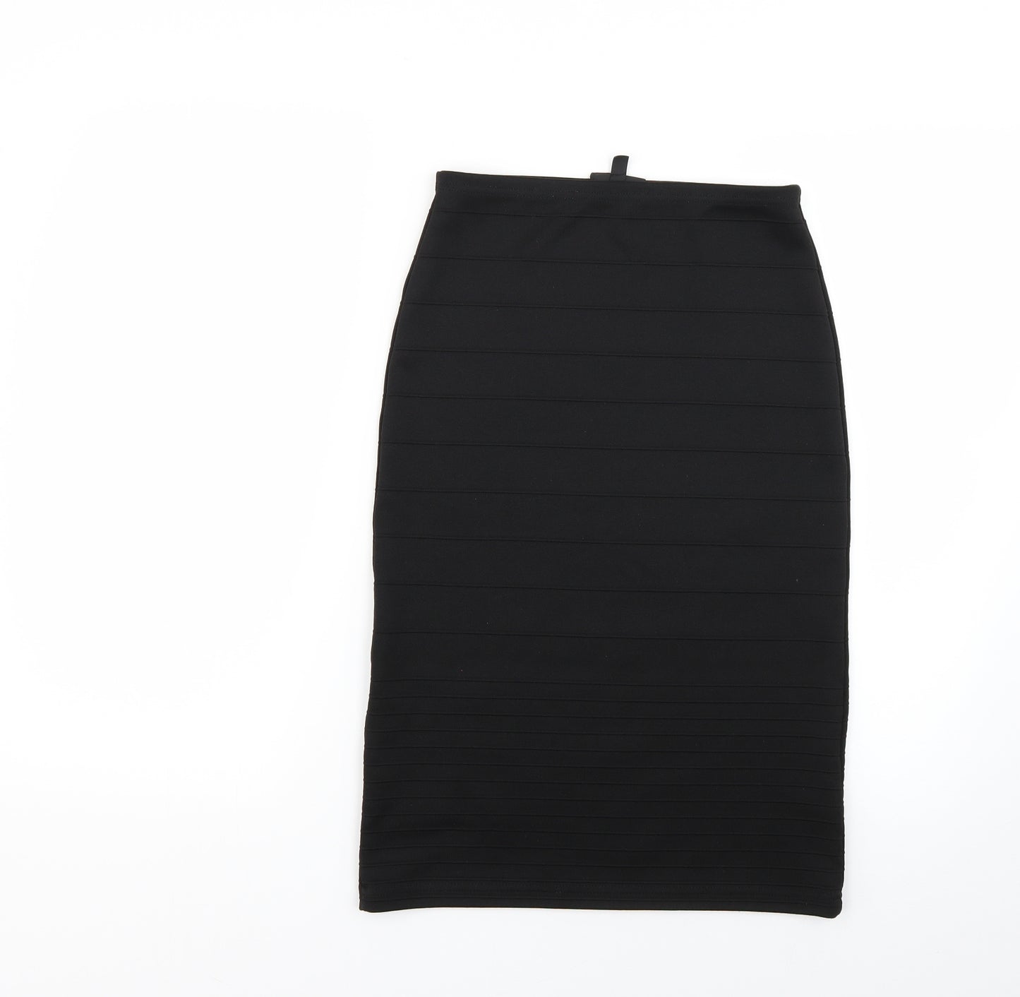 Topshop Womens Black   Straight & Pencil Skirt Size 8