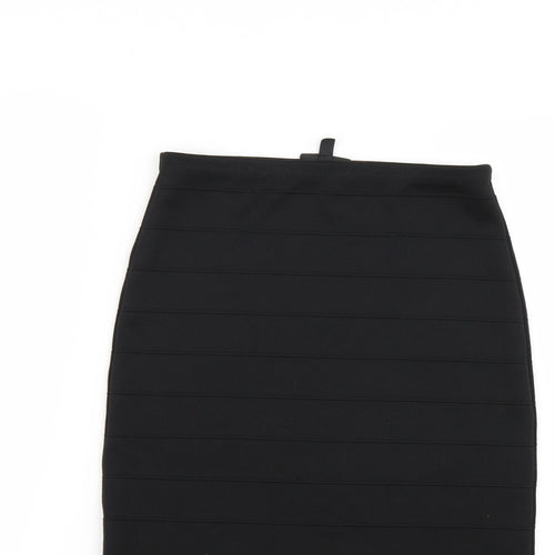 Topshop Womens Black   Straight & Pencil Skirt Size 8
