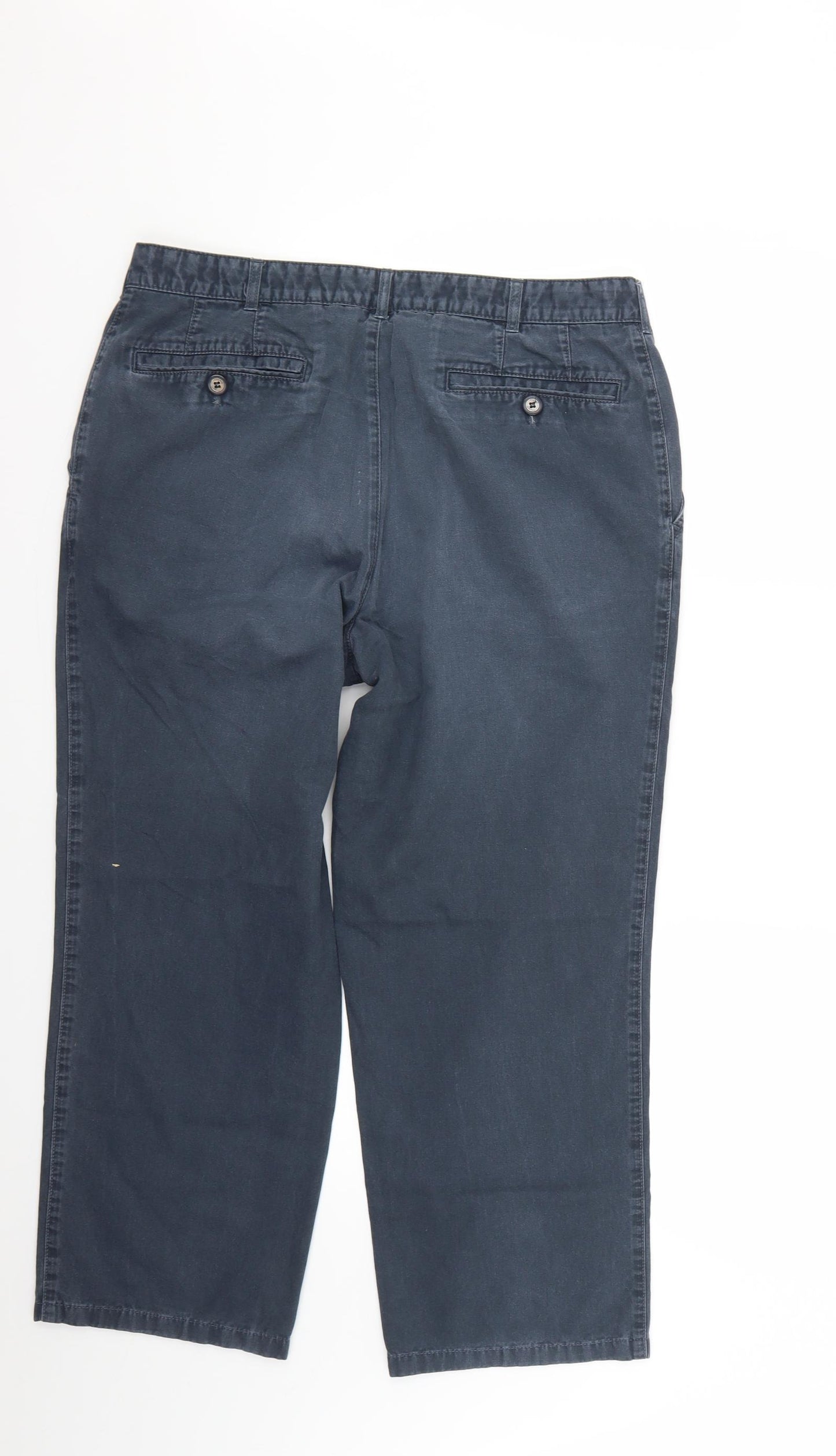 Meyer Mens Blue   Trousers  Size 32 L24 in