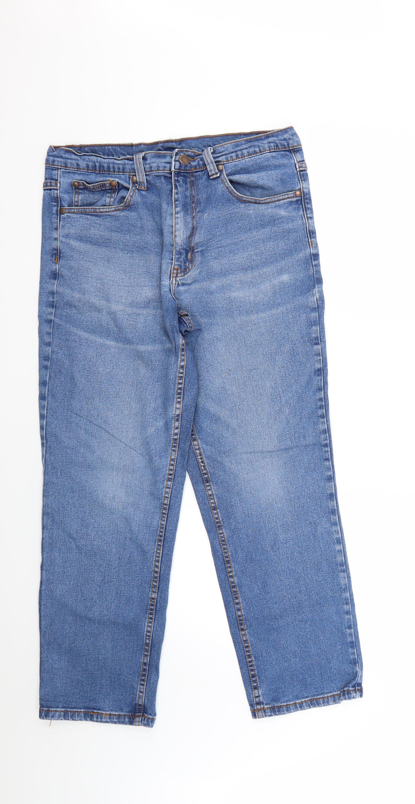 Cotton Traders Mens Blue   Straight Jeans Size 32 L26 in