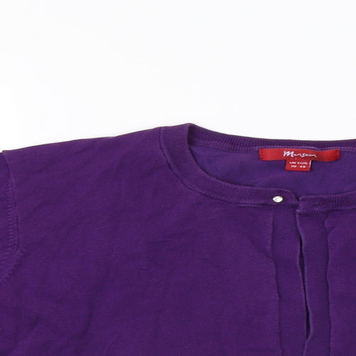 Monsoon Womens Purple   Pullover Jumper Size 20