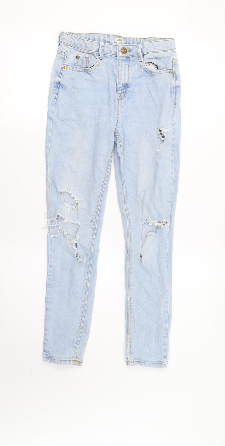 River Island Girls Blue   Skinny Jeans Size 12 Years