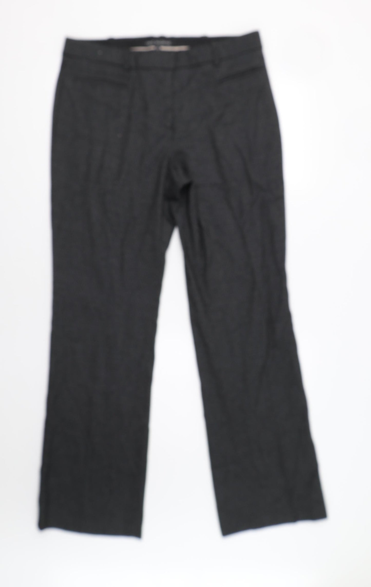 NEXT Womens Grey Geometric  Dress Pants Trousers Size 14 L33 in