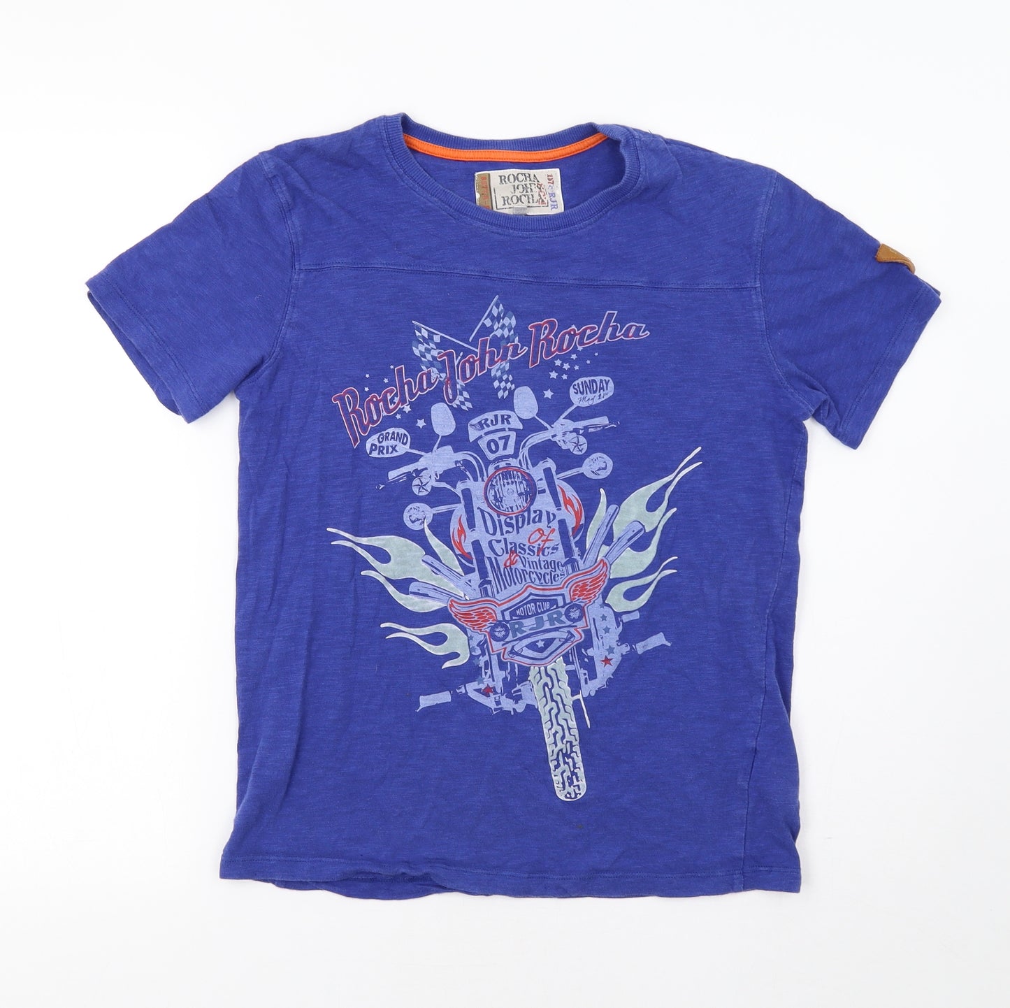John Rocha Boys Blue   Basic T-Shirt Size 12 Years