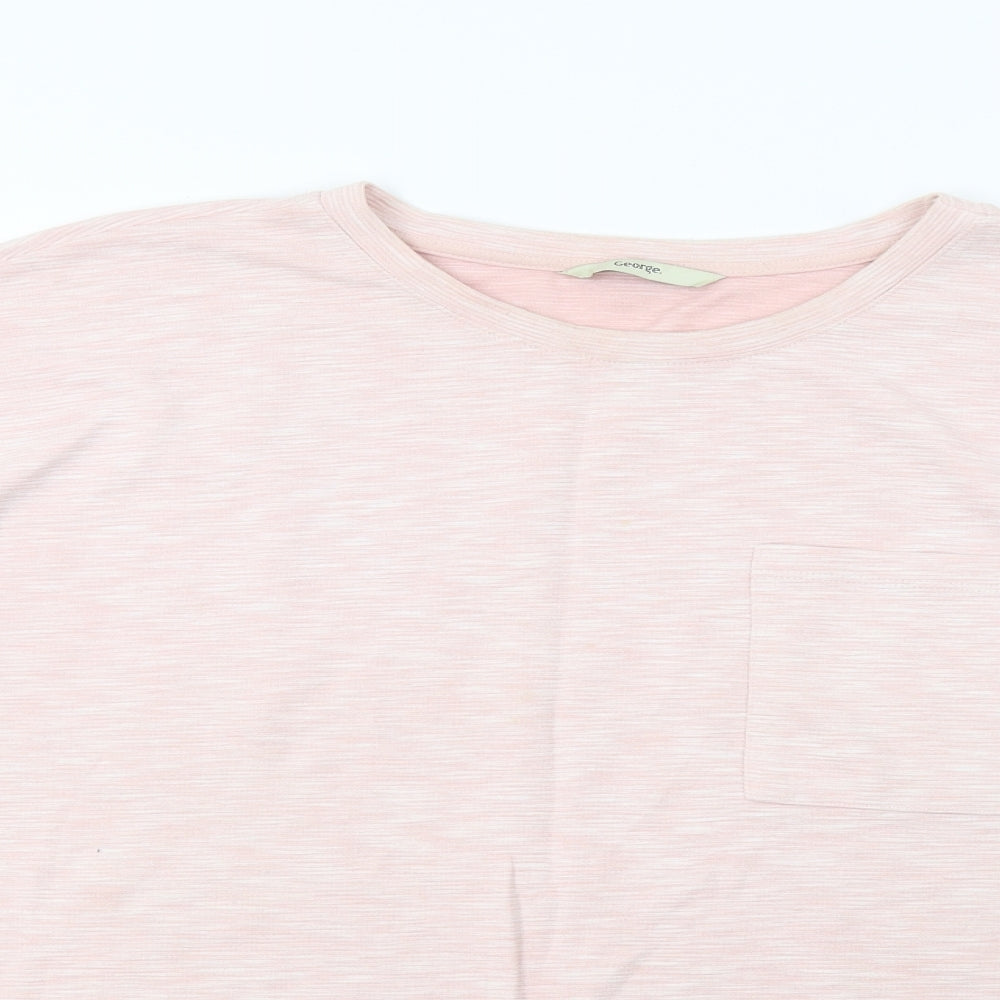 George Womens Pink   Pullover Sweatshirt Size 14