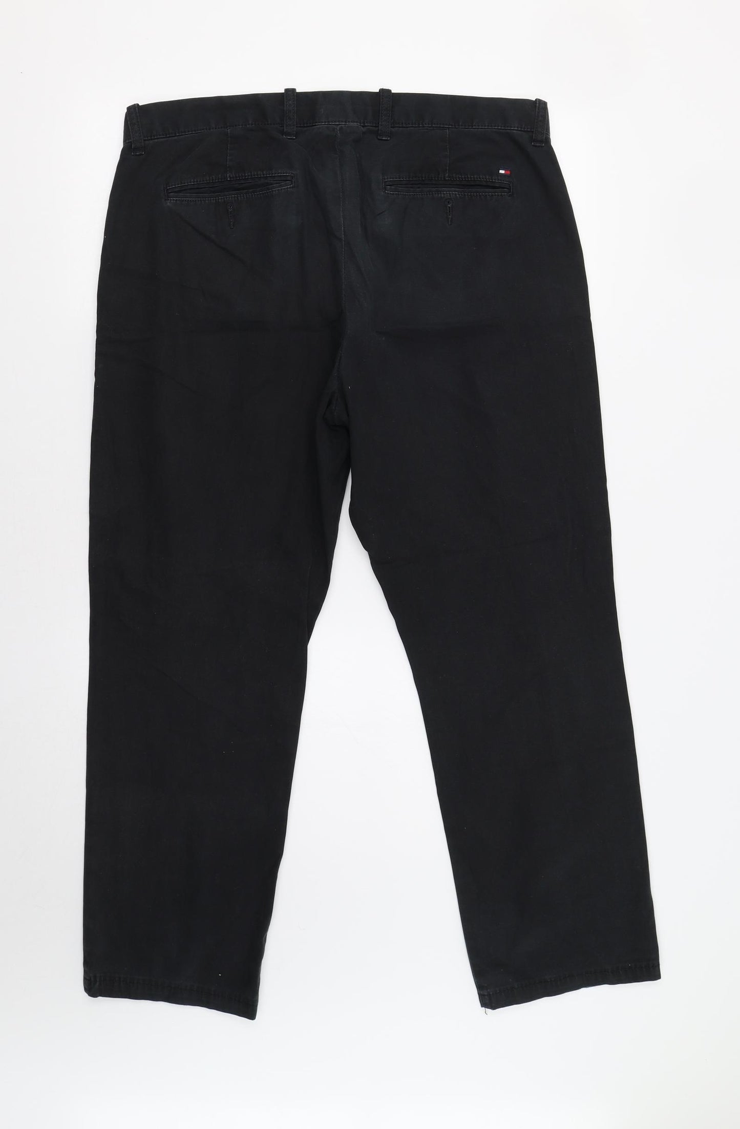 Tommy Hilfiger Mens Black   Chino Trousers Size 34 L30 in