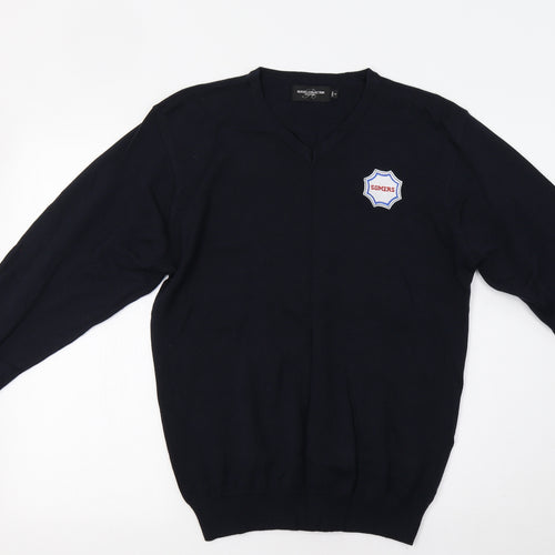 Russell Collection Mens Blue   Pullover Jumper Size S