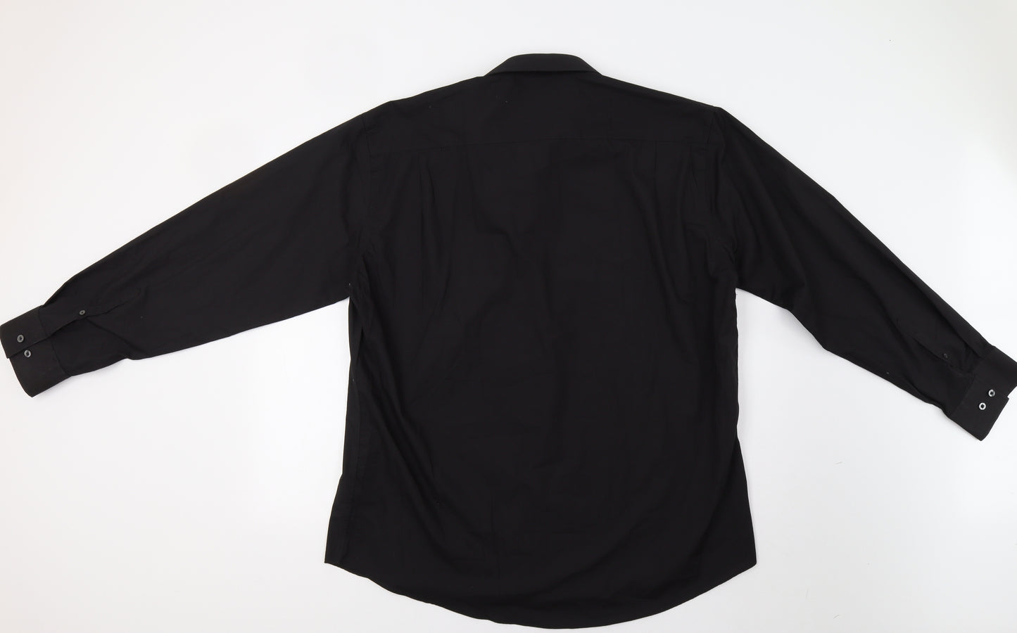 Taylor & Wright Mens Black    Dress Shirt Size 17.5