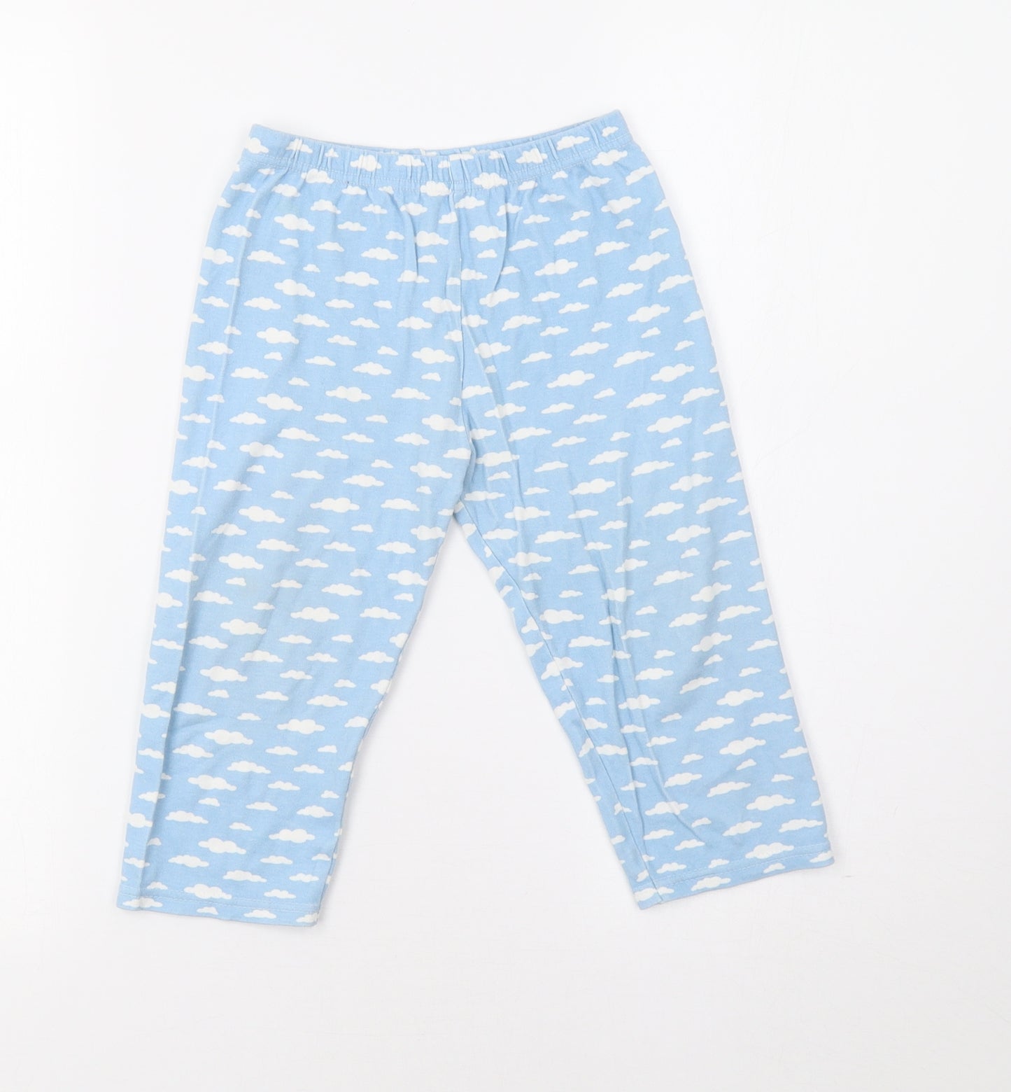 Preworn Boys Blue    Pyjama Pants Size 3-4 Years  - Cloud Print