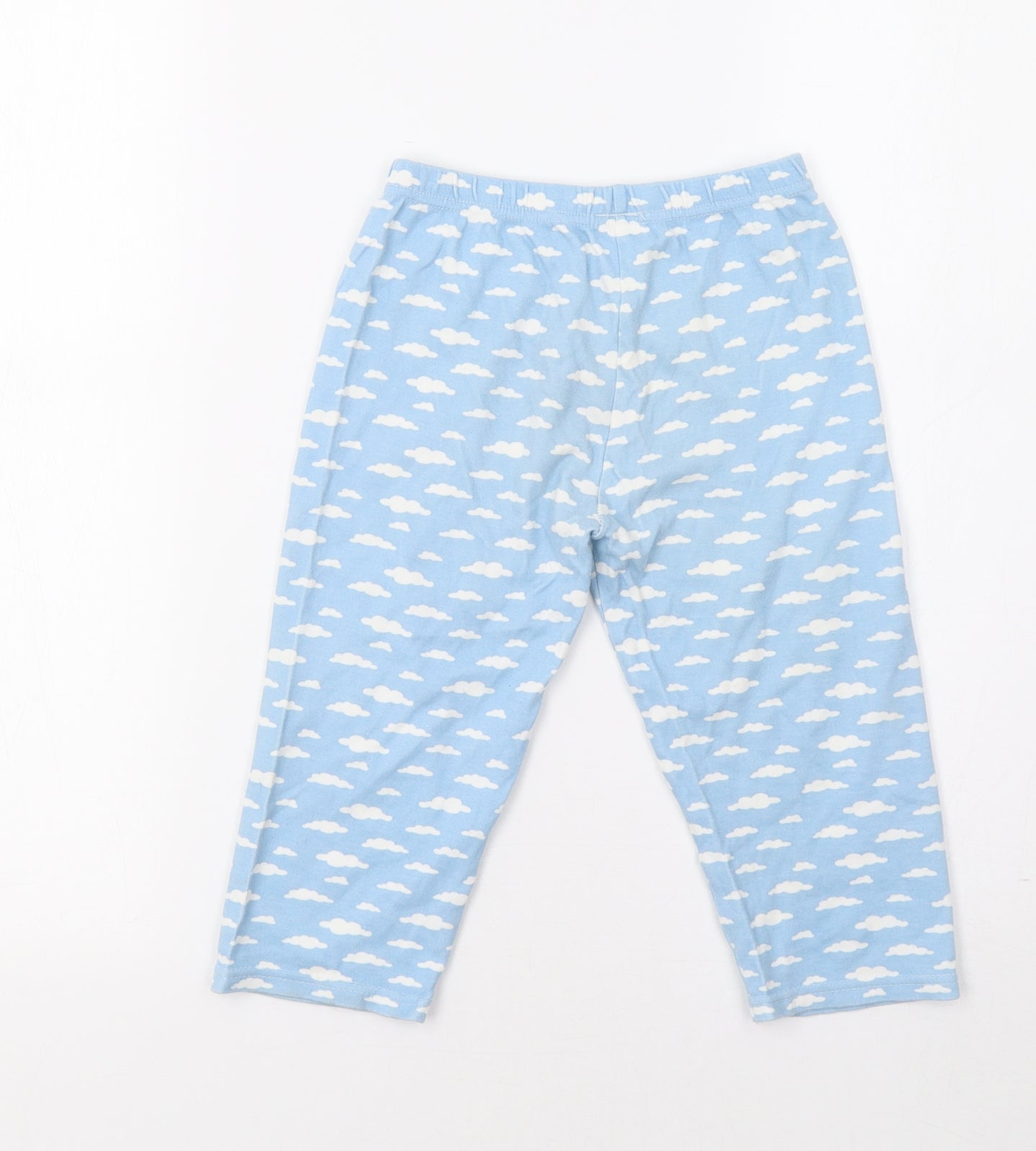 Preworn Boys Blue    Pyjama Pants Size 3-4 Years  - Cloud Print