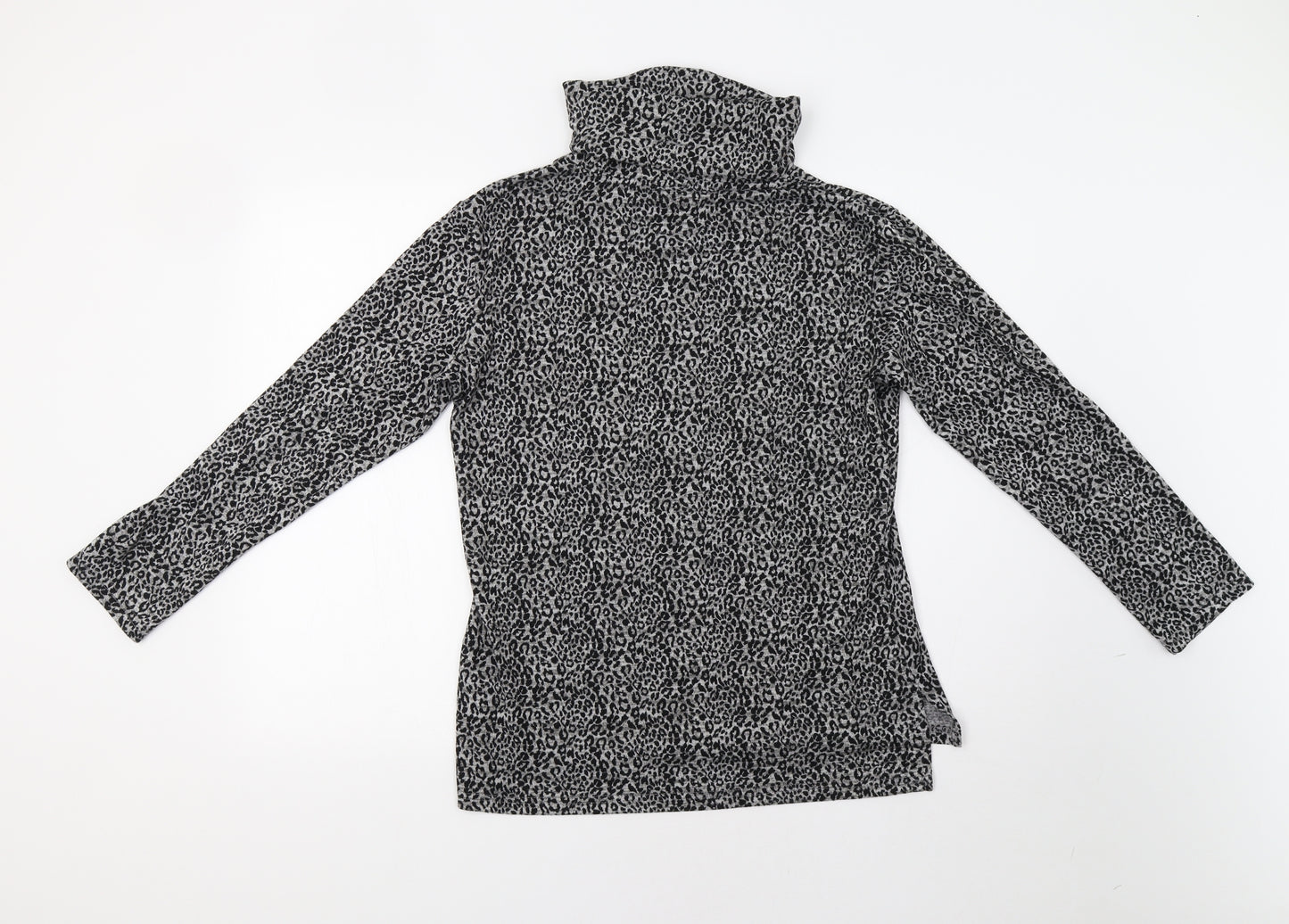 Primark Womens Grey Animal Print  Pullover Hoodie Size S