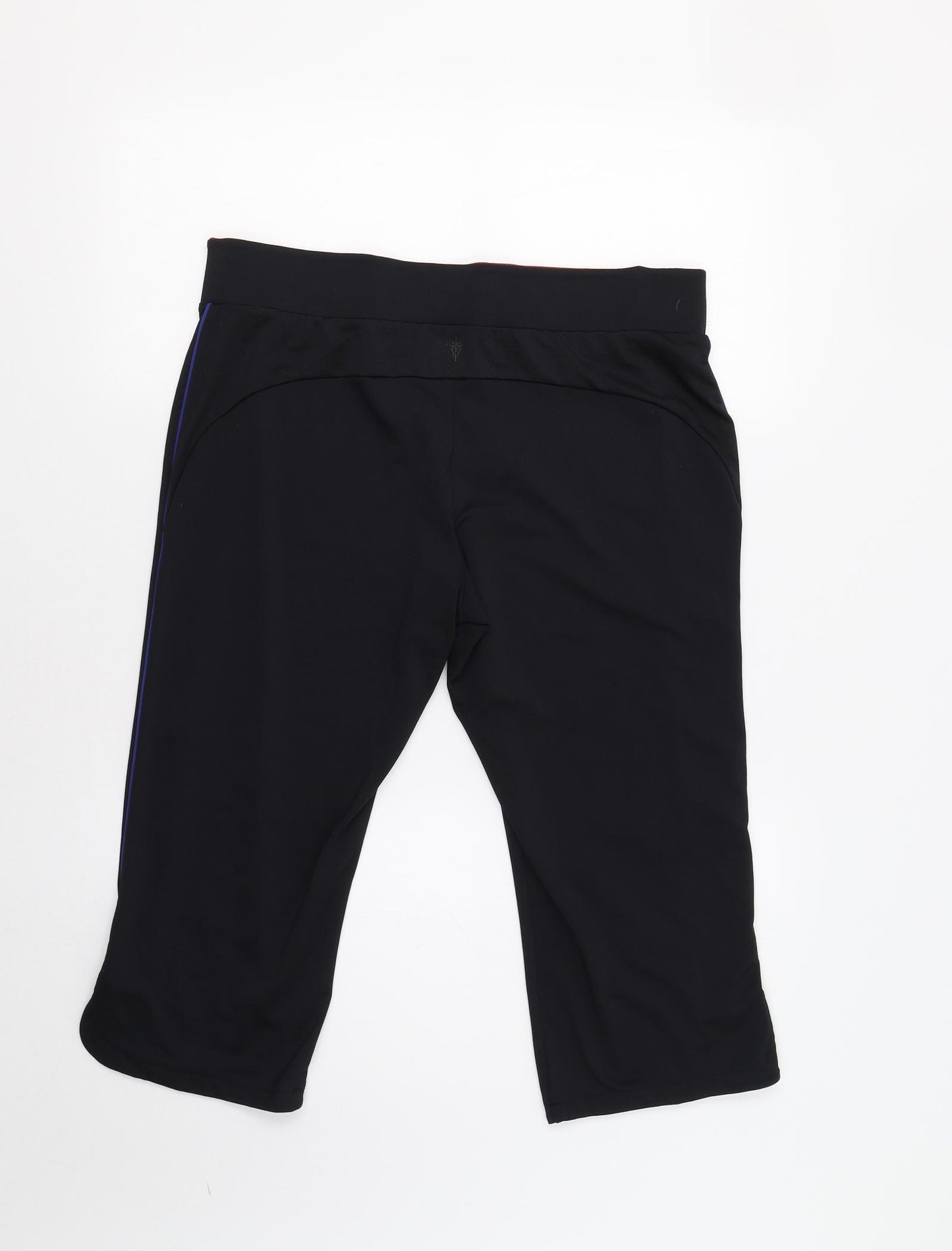 M&S Womens Black   Cropped Leggings Size 14 L20 in