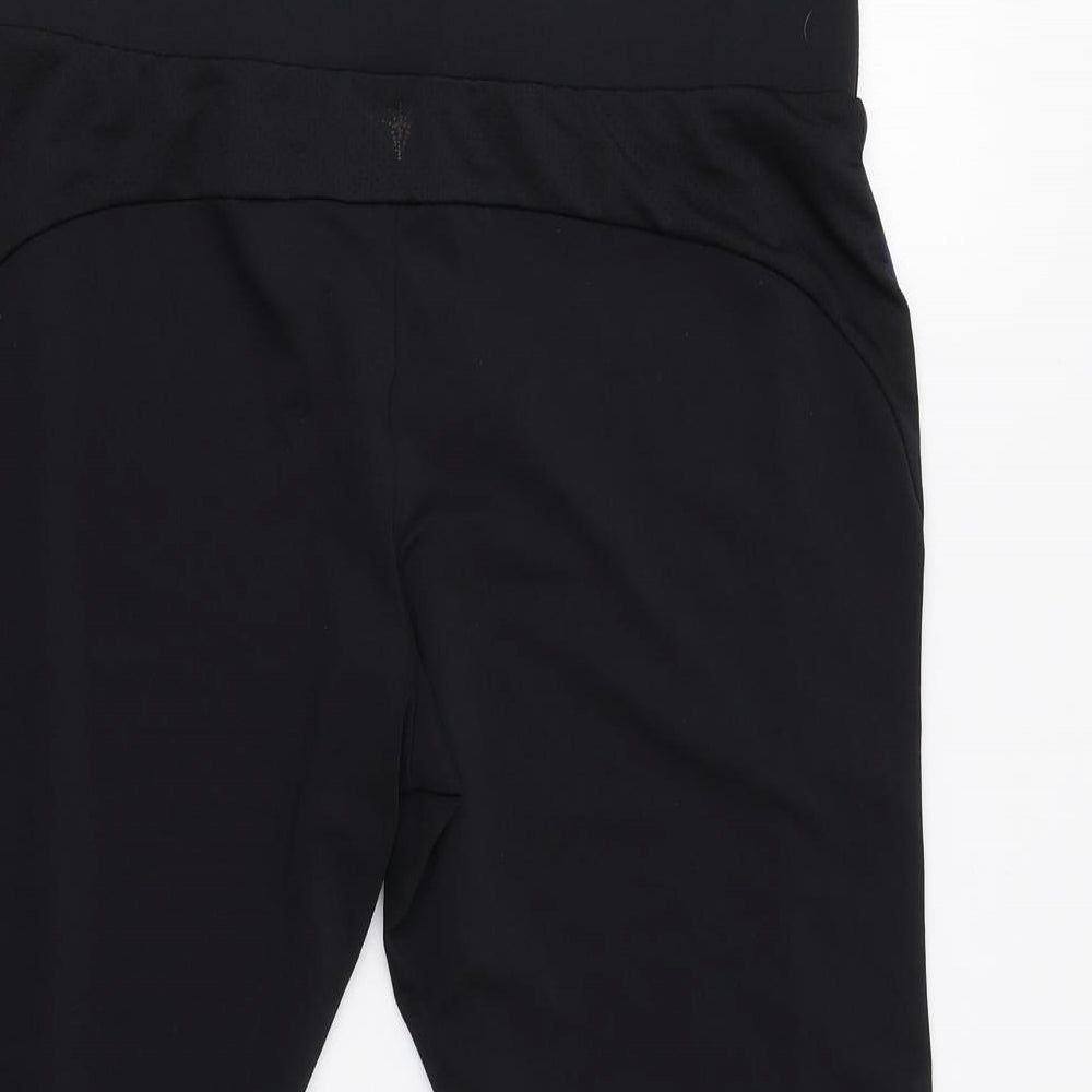 M&S Womens Black   Cropped Leggings Size 14 L20 in