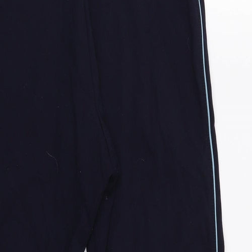 M&S Womens Blue   Cropped Leggings Size 12 L20 in