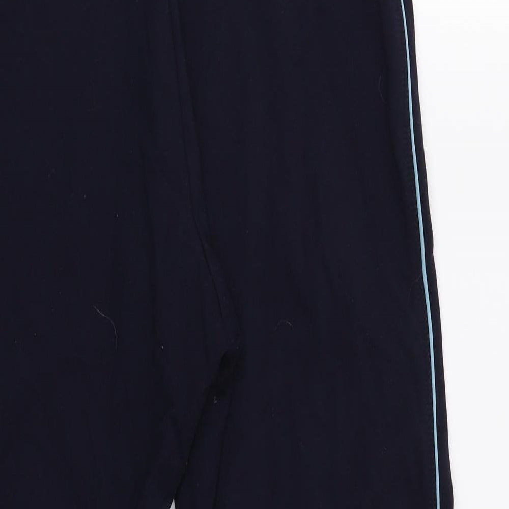 M&S Womens Blue   Cropped Leggings Size 12 L20 in