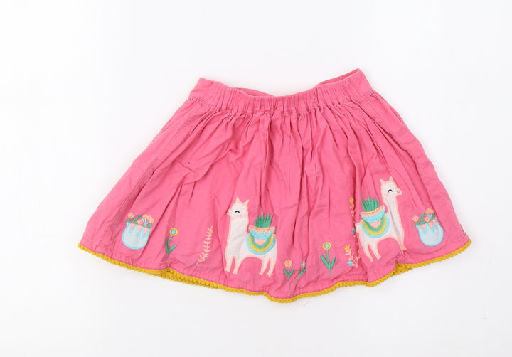 Nutmeg Girls Pink Flare Skirt Size 2-3 Years - Llama