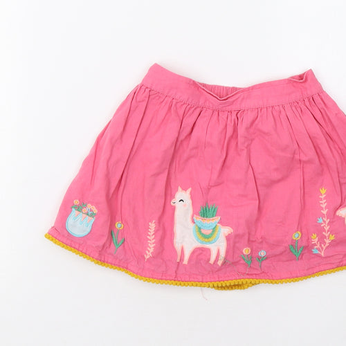 Nutmeg Girls Pink   Flare Skirt Size 2-3 Years - Llama
