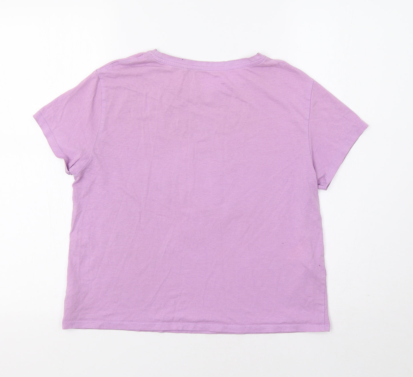 NEXT Girls Purple   Basic T-Shirt Size 13 Years  - Unicorn