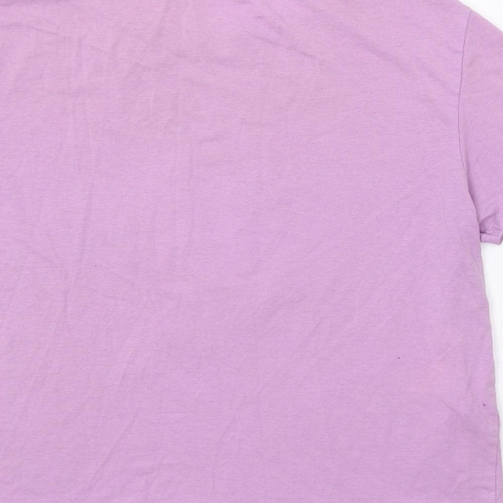 NEXT Girls Purple   Basic T-Shirt Size 13 Years  - Unicorn