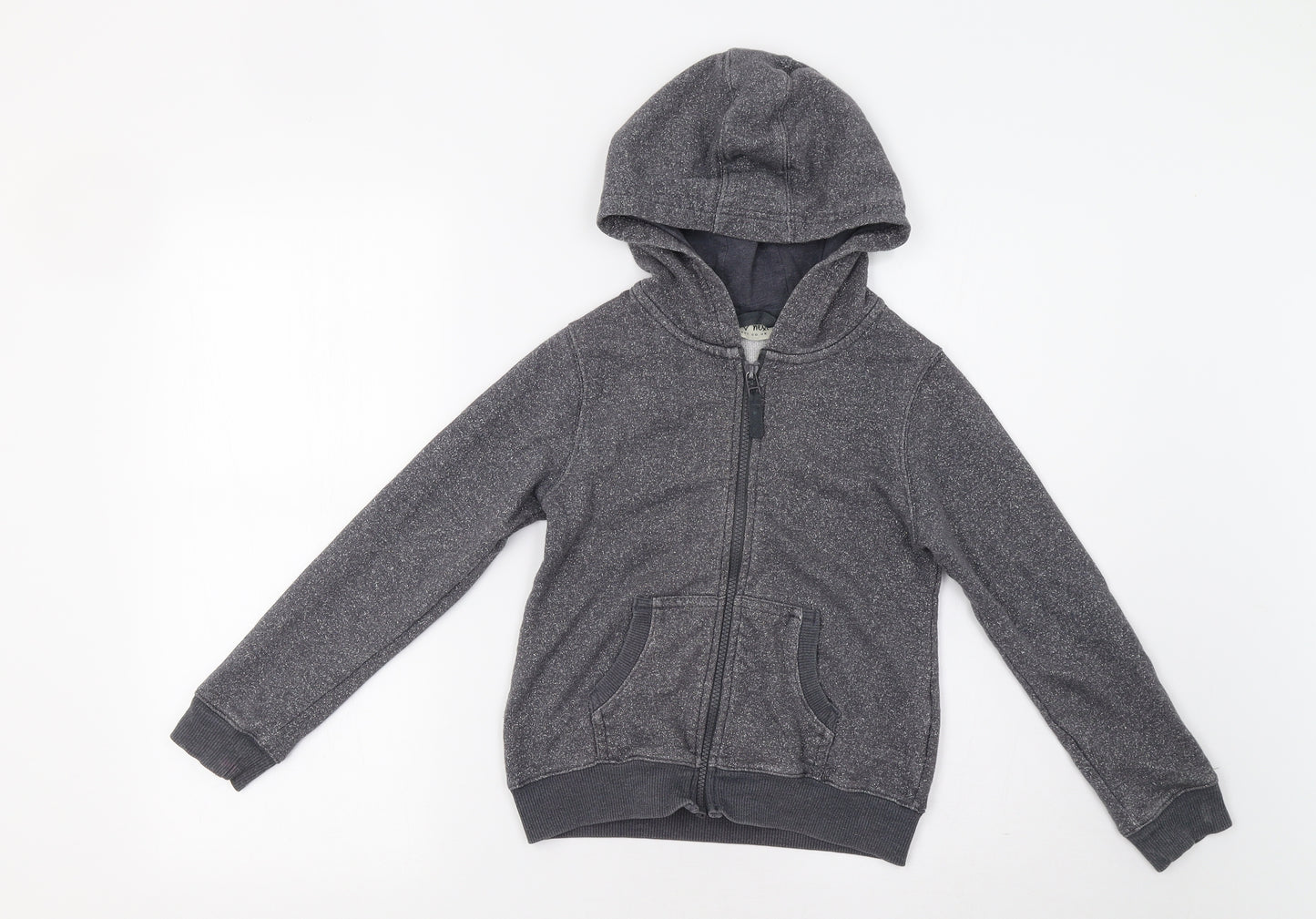NEXT Girls Grey   Full Zip Hoodie Size 8 Years