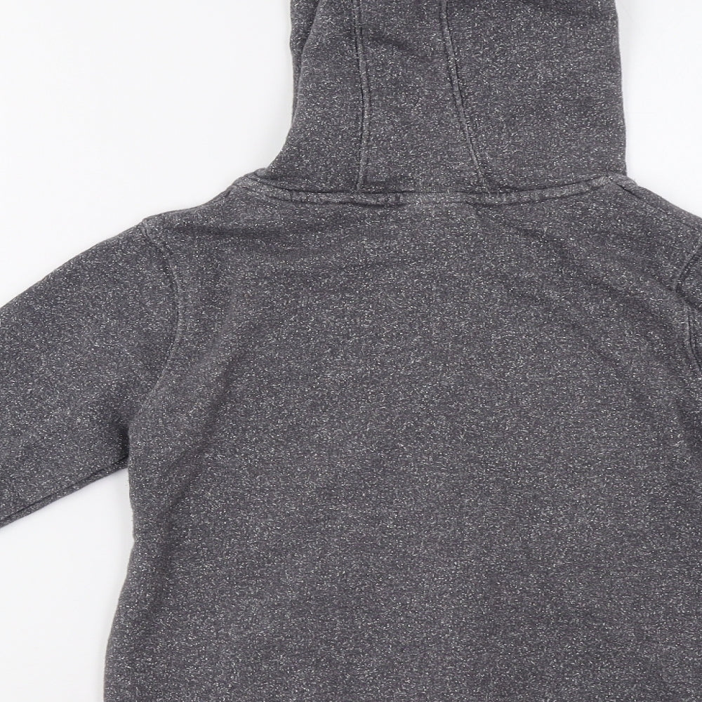 NEXT Girls Grey   Full Zip Hoodie Size 8 Years