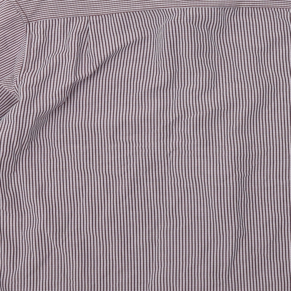James Pringle Mens Red Check   Button-Up Size L